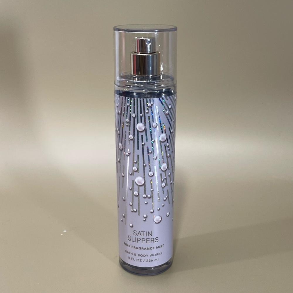 NWT Bath & Body Works Satin Slippers Fine Fragrance Mist 8 Oz